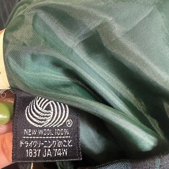 Folkner Green Plaid Pleated Cuffed Shorts – Classic Style - Picture 4 of 7